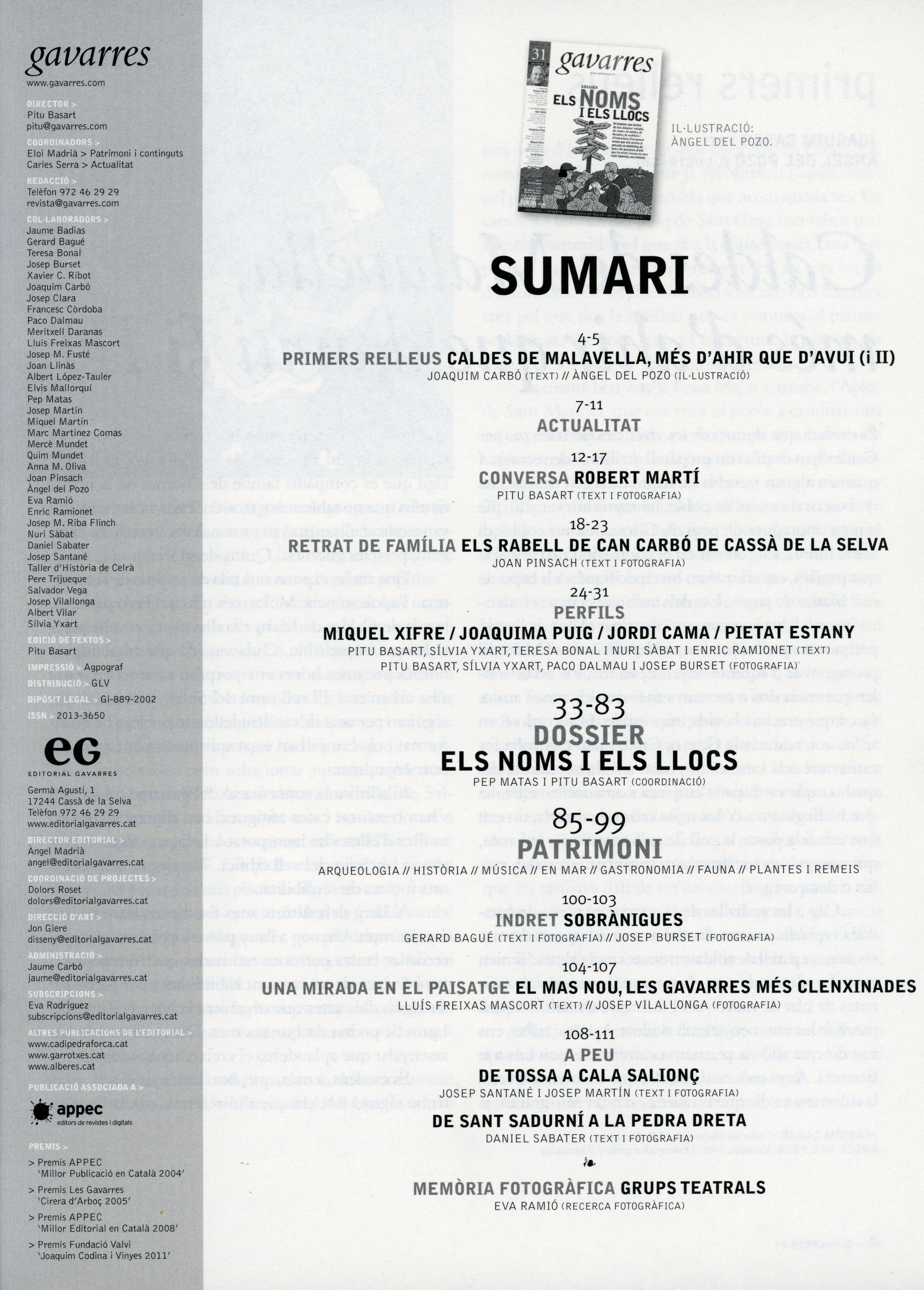 Gavarres : Dossier : Els noms i els llocs - Miniatura 2